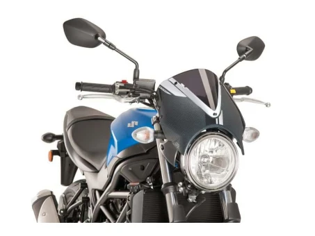 Windshield PUIG RETROVISION carbon look dark smoke
