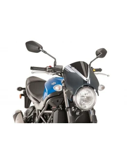 Parbriz PUIG RETROVISION 8927N aspect carbon Negru
