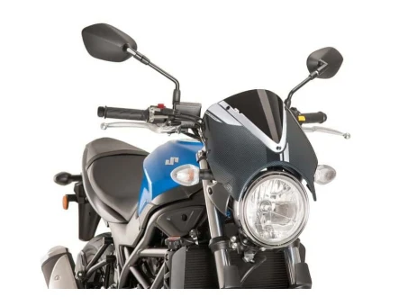 Windshield PUIG RETROVISION carbon look Negru