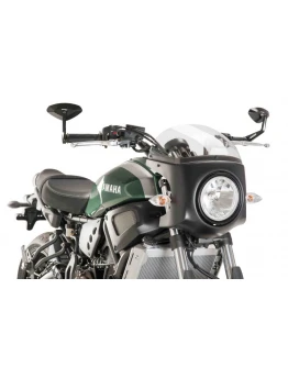 Parbriz PUIG SEMI-FAIRING 8933W negru mat transparent