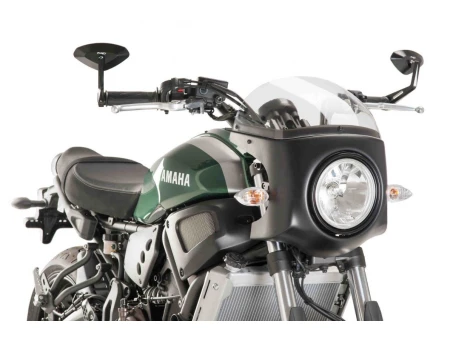 Windshield PUIG SEMI-FAIRING matt black transparent