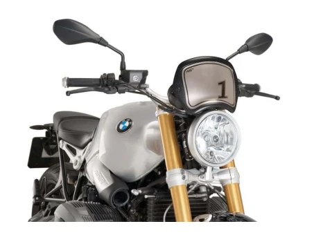 Windshield PUIG FRONTAL PLATE carbon look