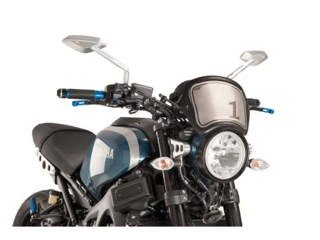 Windshield PUIG FRONTAL PLATE carbon look