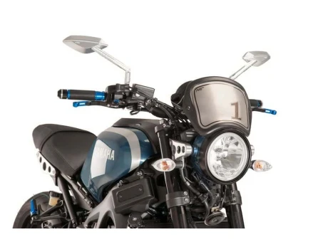 Windshield PUIG FRONTAL PLATE matt black