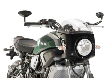 Windshield PUIG SEMI-FAIRING carbon look transparent
