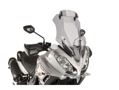 Windscreen PUIG TOURING WITH VISOR smoke