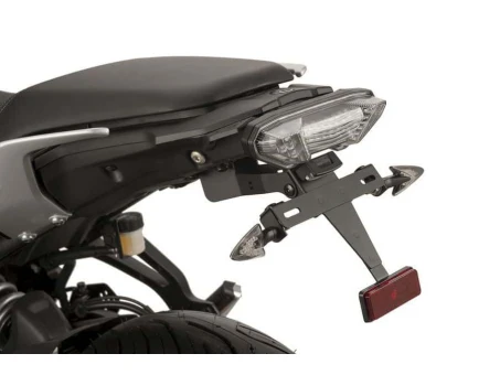 Adjustable license support PUIG Negru