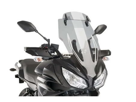 Windscreen PUIG TOURING WITH VISOR smoke