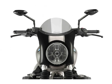 Windshield PUIG SEMI-FAIRING carbon look smoke
