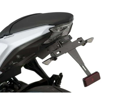 Adjustable license support PUIG Negru