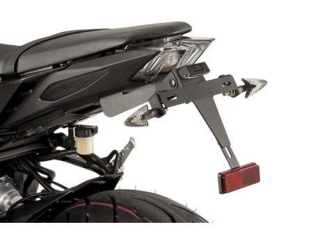Adjustable license support PUIG Negru