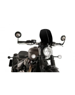 Parbriz PUIG NEW. GEN TOURING 9437N Negru TRIUMPH BONNEVILLE BOBBER TRIUMPH BONNEVILLE BOBBER