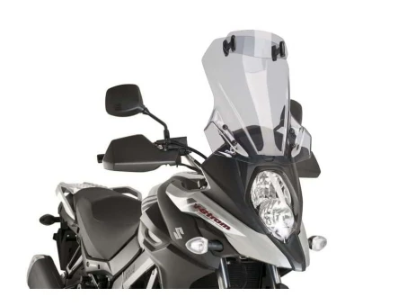 Windscreen PUIG TOURING WITH VISOR smoke