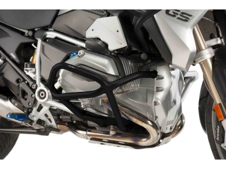 Engine guards PUIG d 25mm, higher Negru