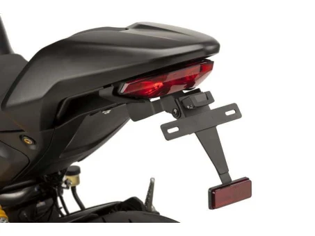 Adjustable license support PUIG Negru