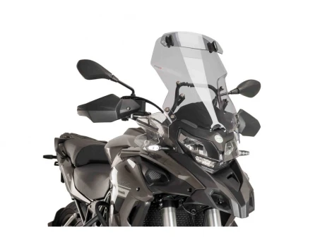 Windscreen PUIG TOURING WITH VISOR smoke