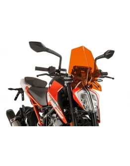 Parbriz PUIG NEW. GEN SPORT 9514T portocaliu KTM 125/390 DUKE 17' KTM 125/390 DUKE 17'