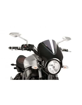 Parbriz PUIG RETROVISION 9560H negru mat fumuriu