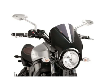 Windshield PUIG RETROVISION matt black smoke