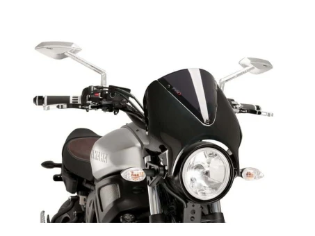 Windshield PUIG RETROVISION carbon look dark smoke
