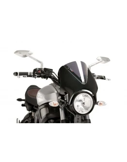 Parbriz PUIG RETROVISION 9561H aspect carbon fumuriu