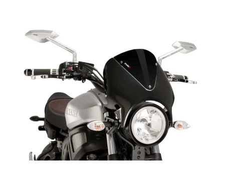 Windshield PUIG RETROVISION carbon look Negru