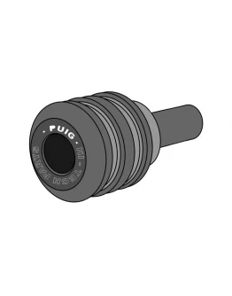 Spare nylon puck PUIG VINTAGE 9562N for M10 bolt Negru