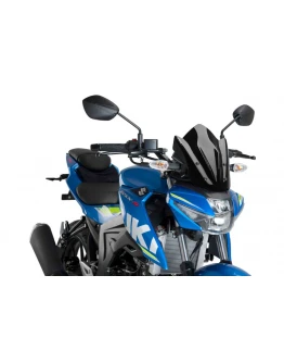 Parbriz PUIG NEW. GEN SPORT 9873N Negru SUZUKI GSX-S125 17' SUZUKI GSX-S125 17'