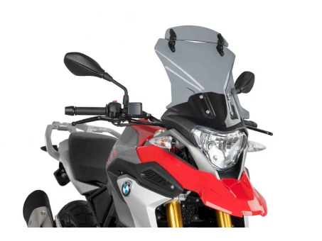 Windscreen PUIG TOURING WITH VISOR smoke