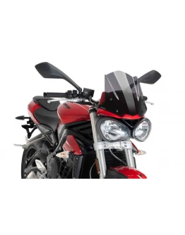 Parbriz PUIG NEW. GEN SPORT 9999F fumuriu inchis SPORT TRIUMPH SPEED TRIPLE S SPORT TRIUMPH SPEED TRIPLE S