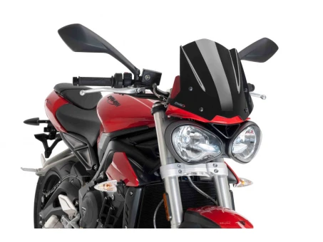 Windshield PUIG NEW. GEN SPORT Negru