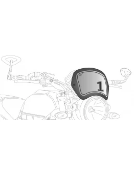 Spare PUIG FRONTAL PLATE 9229C aspect carbon