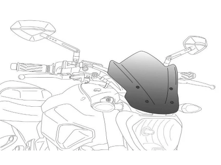 Windshield PUIG NEW. GEN SPORT dark smoke