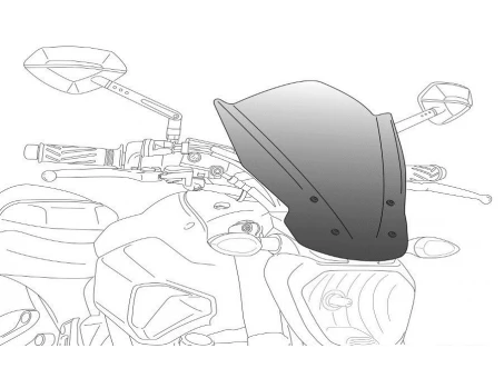 Windshield PUIG NEW. GEN TOURING dark smoke
