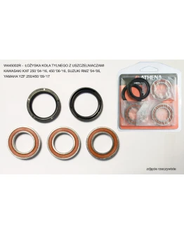 Rulmenți roată spate Athena cu simeringuri KAWASAKI KXF 250 '04-'16, 450 '06-'16, SUZUKI RMZ '04-'06, YAMAHA YZF 250/450 '09-'17