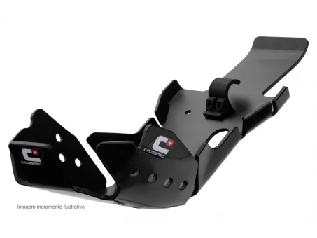 Scut protectie din plastic CROSSPRO model PRO-LINK DTC ENDURO: HUSQVARNA FE 250/350 19-23, GAS GAS EC/EX 250/350F 21-22 culoare Negru | 2CP19302010300