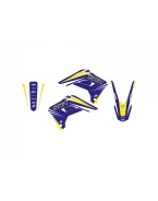 Kit grafic BLACKBIRD SHERCO SE/SEF 125 '17-'23, DREAM 4 culoare Albastru/ Galben/ Alb (inlocuieste E2E01L)