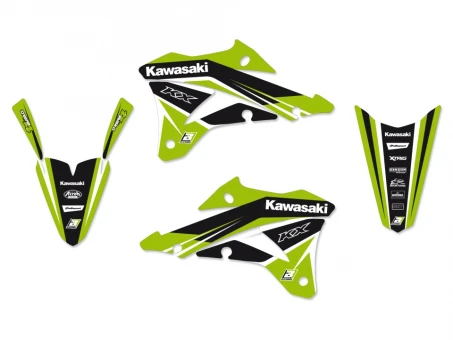 Kit grafic BLACKBIRD KAWASAKI KX 85 '22-'23 DREAM 4 culoare Verde Negru