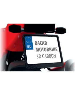 Suport număr înmatriculare BIKETEC pentru motocicletă - Carbon