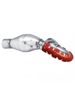 Protectie toba evacuare POLISPORT - (4T)  40 CM - Rosu