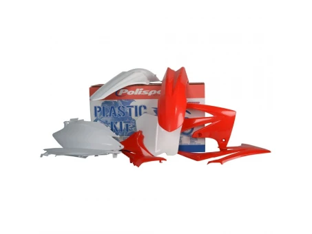 Kit plastice POLISPORT - HONDA CRF 250R '11-'13; CRF 450R '11-'12 - Rosu Alb