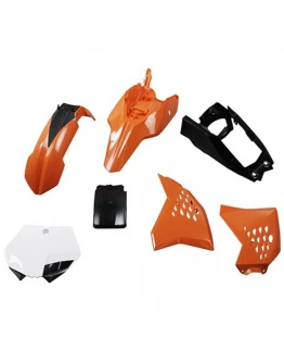 Kit plastice POLISPORT - KTM SX 65 '12-'15 - Portocaliu Negru