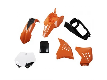 Kit plastice POLISPORT - KTM SX 65 '12-'15 - Portocaliu Negru