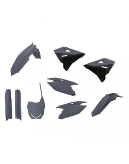 Kit plastice POLISPORT - SUZUKI RM 125/250 '01-'0G (RMZ 450 22) - Culoare Gri