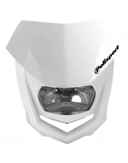 Far moto POLISPORT MODEL HALO (halogen) - Alb