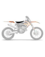 Husă șa BLACKBIRD KTM SX/SXF '16-'18, EXC/EXCF '17-'19 DREAM 4 culoare Negru Portocaliu Alb