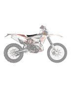 Husă șa BLACKBIRD BETA RR 2T-4T '20-'23 DREAM 4 culoare Negru Rosu Alb