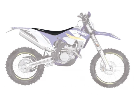 Husă șa BLACKBIRD SHERCO SE/SEF '17-'23 (SE/SFE ALL MODELS '17-'24) ZEBRA culoare Negru