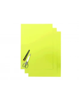 Kit grafic BLACKBIRD (FOLIE CRISTAL 0,4 MM) 3 X BUCATI 47X33CM, culoare Galben FLUO