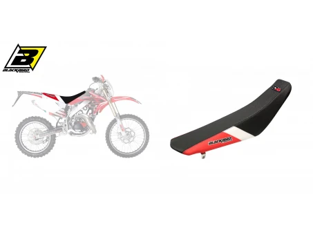 Husă șa BLACKBIRD HONDA CRF 250R '10-'13, CRF 450R '09-'12 DREAM 4 culoare Negru/Rosu/Alb